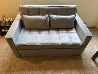 Convertible Sleeper Sofa Bed With Pull-Out