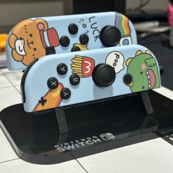 Cutesy Light Blue Nintendo Switch Joycons