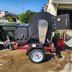 ABS Pit Boss Rotisserie BBQ Smoker Trailer – Wood/Charcoal/Pellet – Titled Trailer