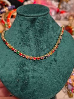 18k gold filled multicolor bracelet