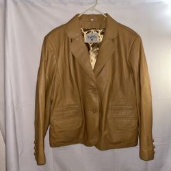 Vintage Pamela McCoy Collections  2 Button Genuine Leather 2X Women’s Jacket