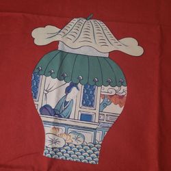 Vintage Remnant Of Fabric Material 