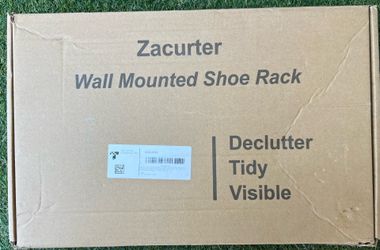 Zacurter Wall Mounted Shoe Rack Transparency App zacurter Declutter Tidy Visible