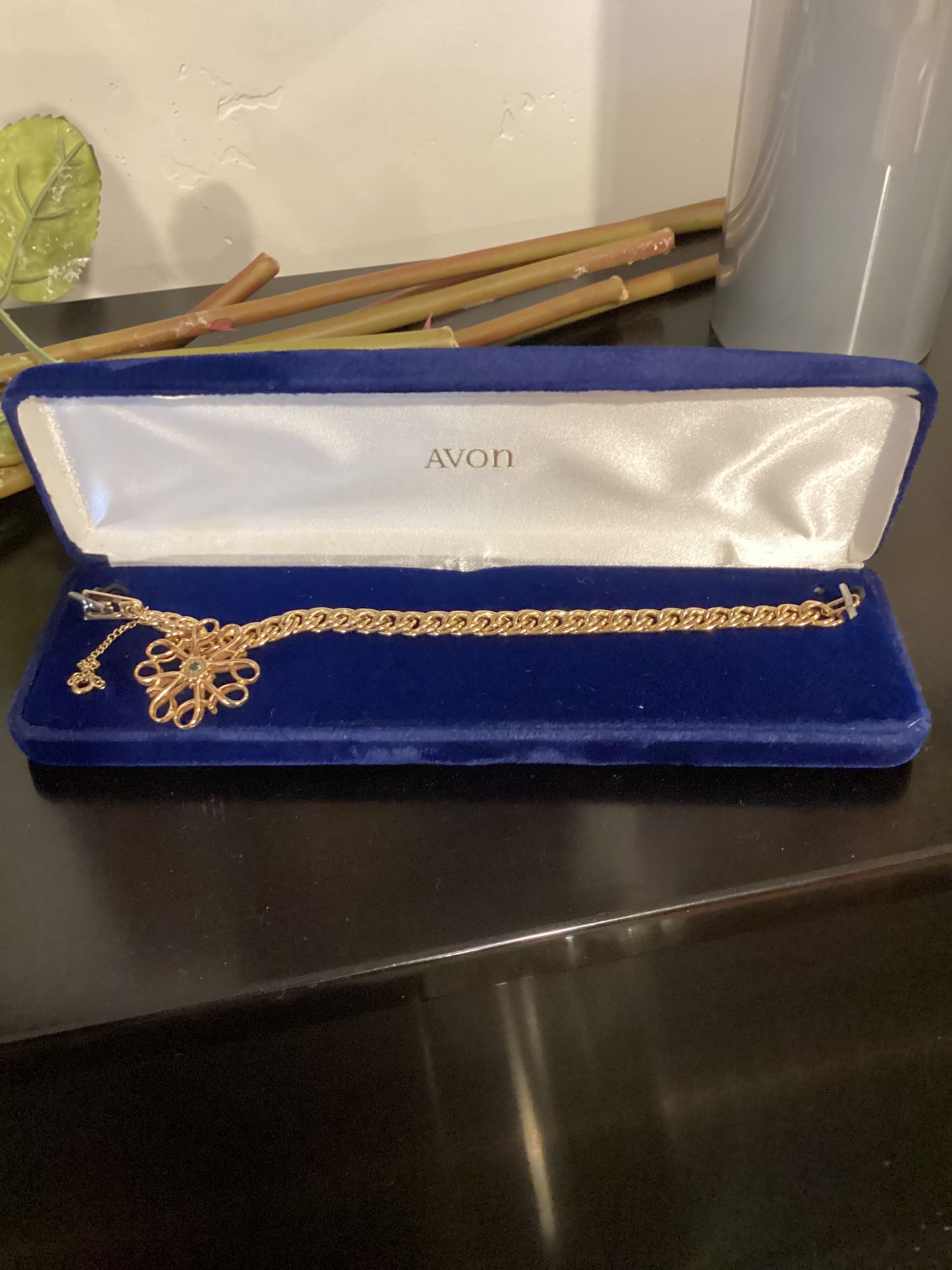 Avon Vintage 1/20 12K GF Twin Cable Link Bracelet 
