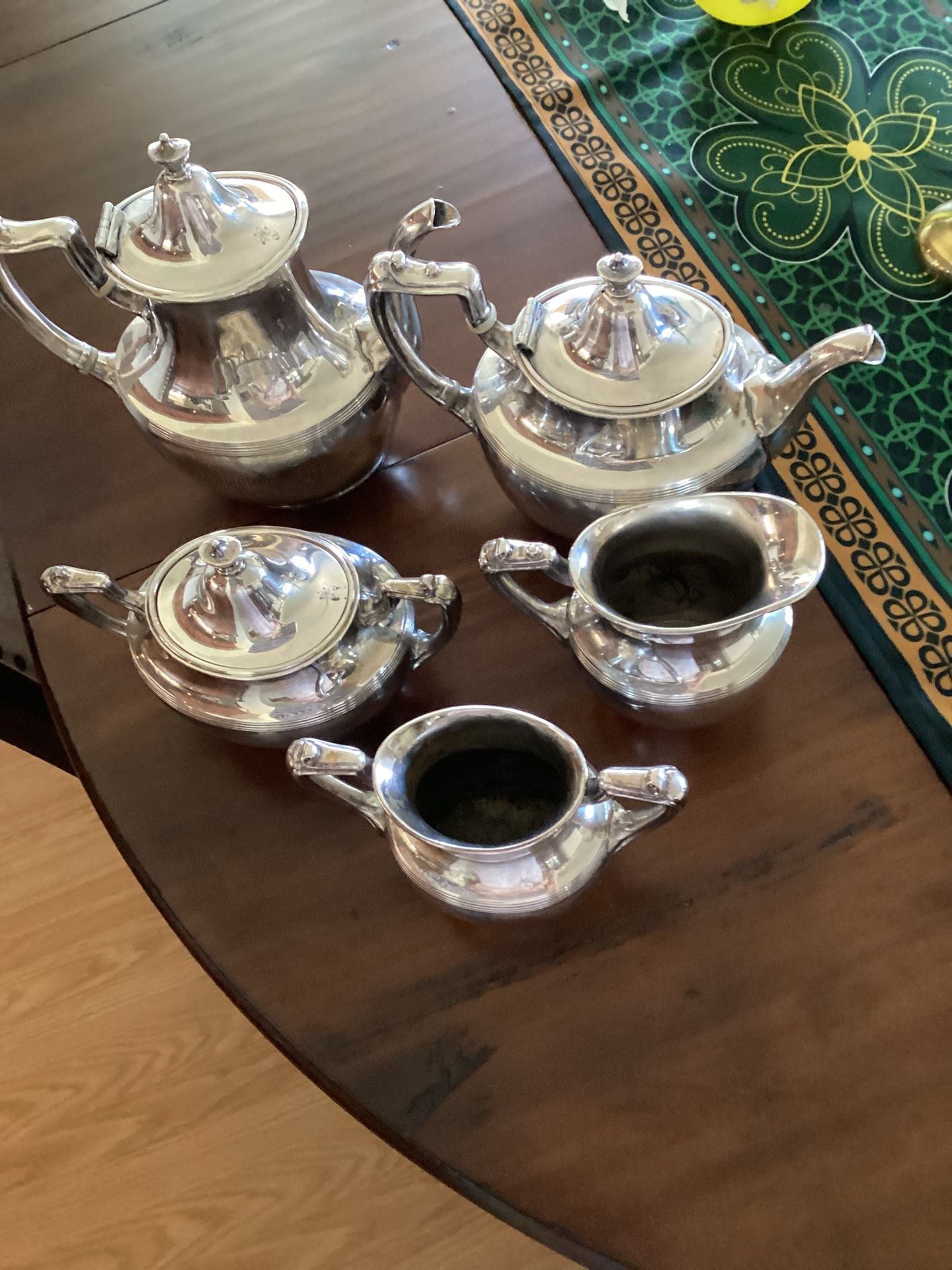 Five Piece Silver Tea Set