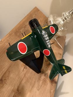 Japanese Zero A6M Zero WWII Wood Airplane Model - BIG