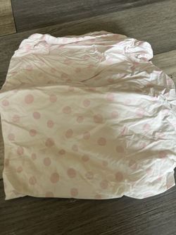 Pottery Barn Kids Polk A Dot Crib Sheet Pink