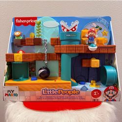 Fisher Price Little People Mario Brothers Adventure Playset Interactive with Music 🎵 
