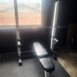 Fitness Gear Bench Press/squat rack 