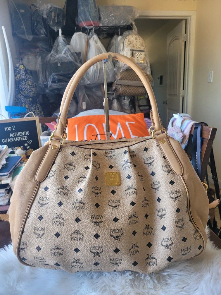 Authentic MCM Visetos Large Tote Bag - USED(PRE-LOVED)