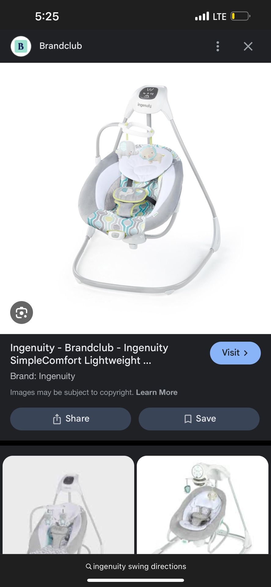 Ingenuity Swing
