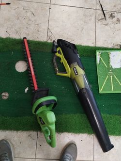 Corded Hedge Trimmer And Blower $30 For Both