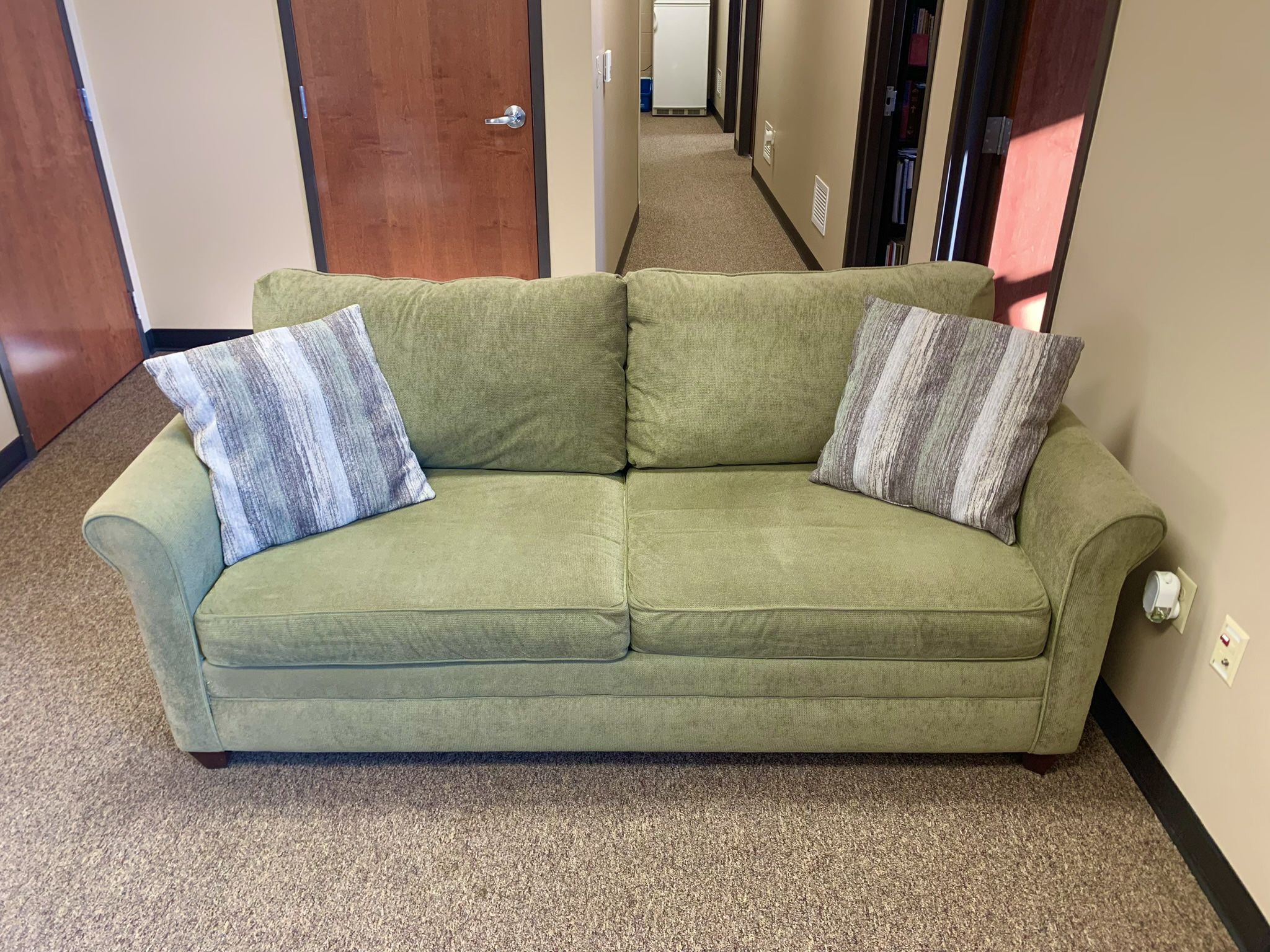 FREE DELIVERY! Olive Green Loveseat / Couch / Sofa