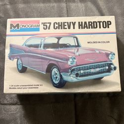 57 Chevy Hardtop Unassembled Model Kit