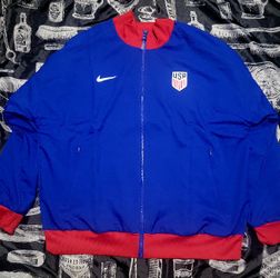 Men's Nike Dri-Fit USMNT Strike USA Soccer Jacket Sweater FJ2910-417 $150 SizeXL