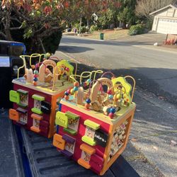 Child Kid Child Zany Zoo Wooden Educational Activity Cube Center  $25 Each  