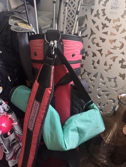 Top Flight Early 2000s Golf Clubs And Bag