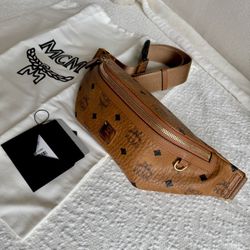 MCM Fursten Visetos Small Belt Bag