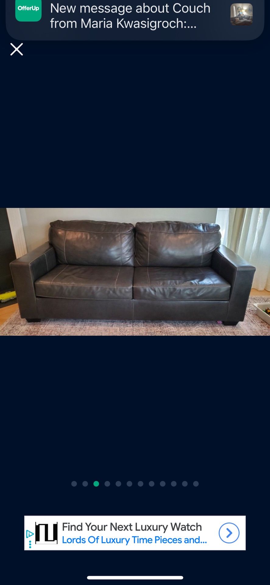 Leather Sofa Freeee