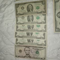 Star Notes And Difernt And Rear Serial Number