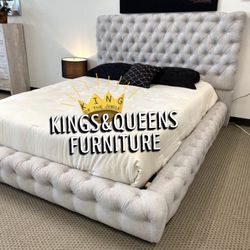 New Queen Bed Frame With Mattress 
