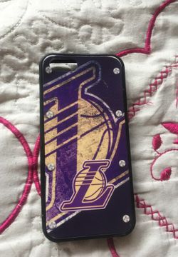 iPhone 5 s Lakers phone case