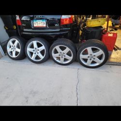 Audi Rims With Tires 150$ Obo