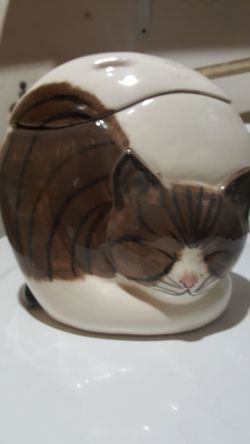 CAT COOKIE JAR
