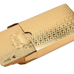 Cards 
24K Gold Foil Playing Cards Deck - Perfect for Poker,
Waterproof
$13