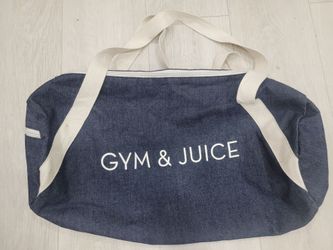 Denim Gym Bag