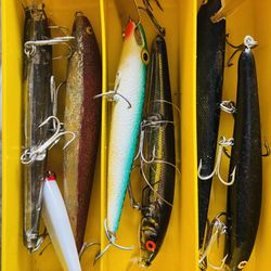 Plugs, Poppers, And Fishing Jigs