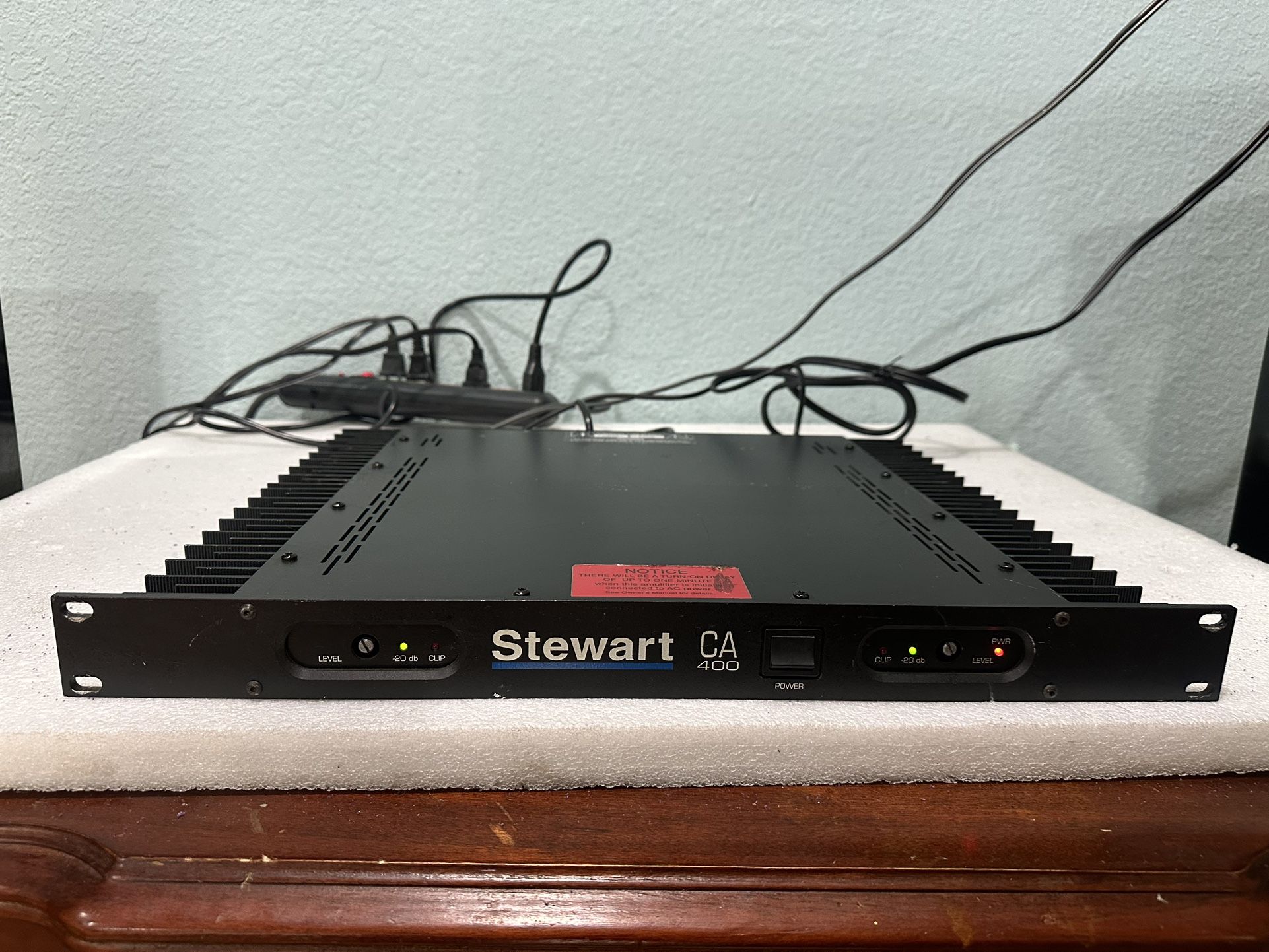 Stewart CA400 Power Amplifier. MADE IN USA
