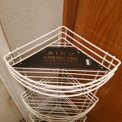 Corner Bathroom 4 Tier Tower