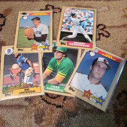 Box Of ‘87 Topps Baseball Cards