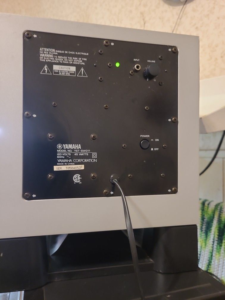 Yamaha Subwoofer Yst Swo11
