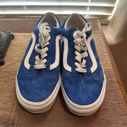 Vans-Blue Suede