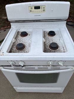 Admiral 4-Burner Gas Stove & Oven – White – Used