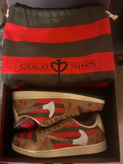 Coldsins.NY Custom Jordan 1 Low Freddy Vs Jason