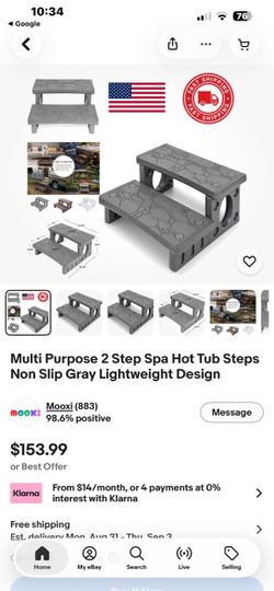 Brand new spa stairs or Rv stairs