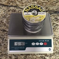 Nassau C-Rosin Spec: 7076 Solder 5 lbs