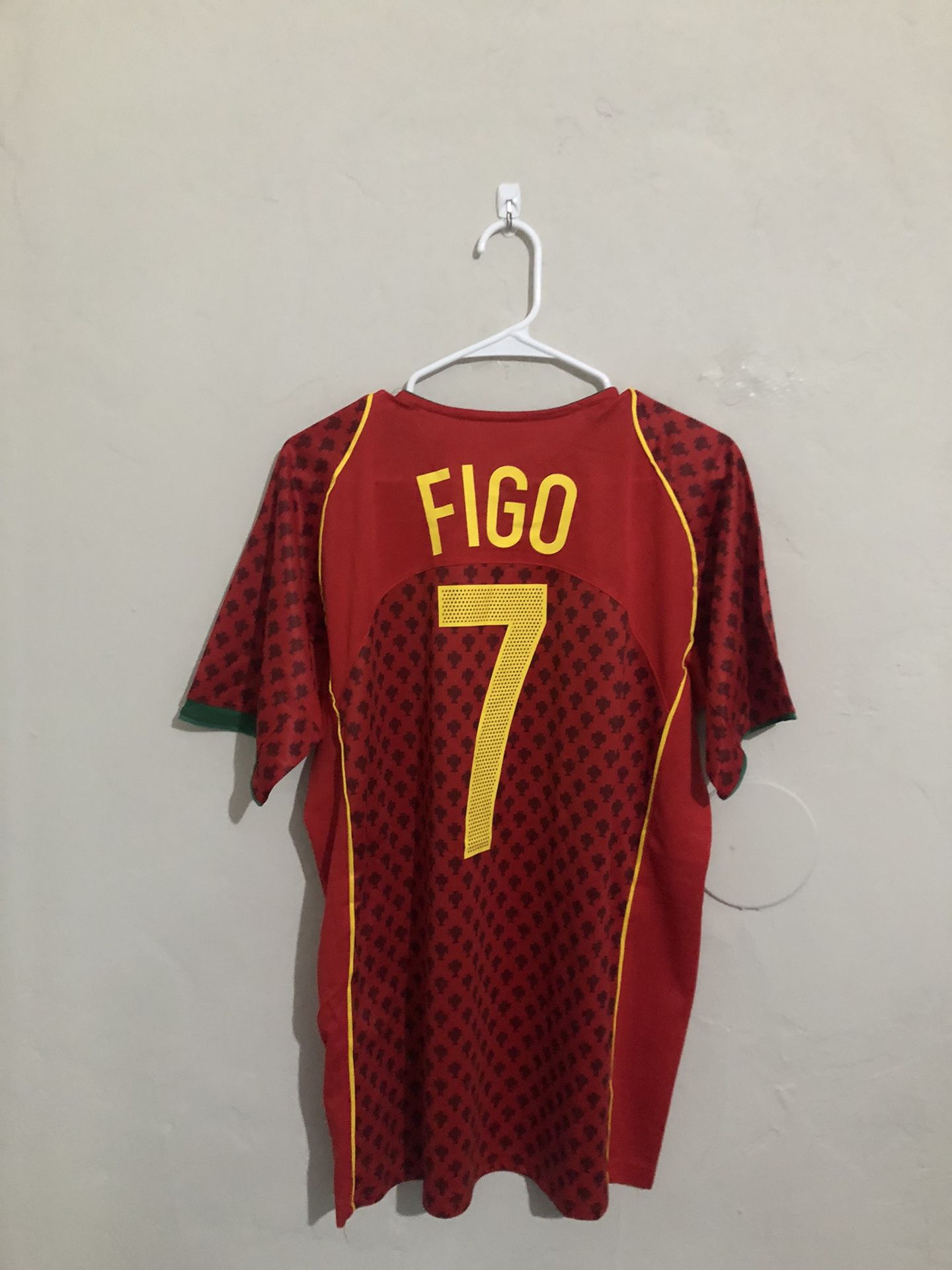 Portugal 2004 Home Figo Jersey (medium Large XL)
