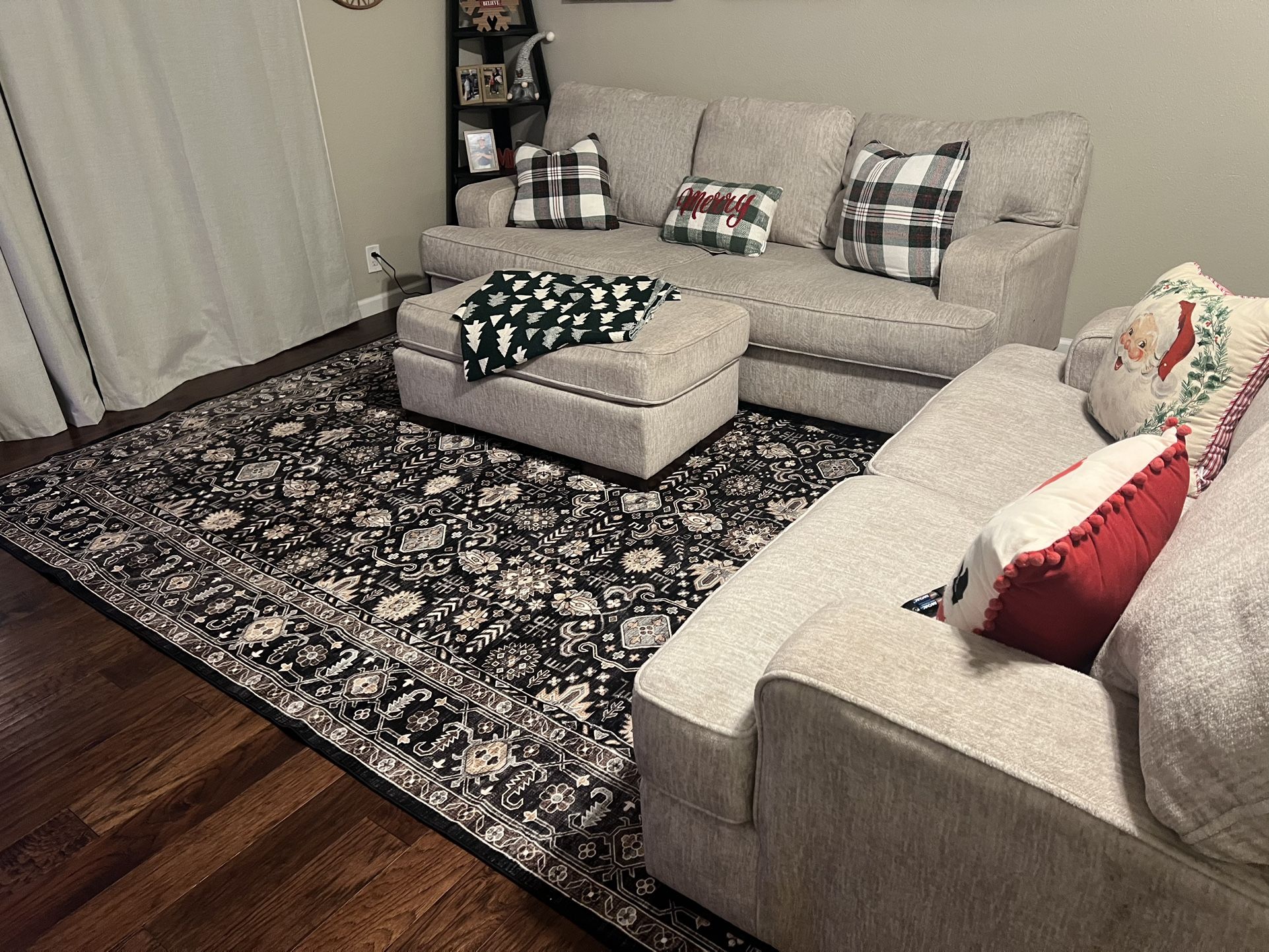 Ashley’s Furniture Couches And Ottoman 