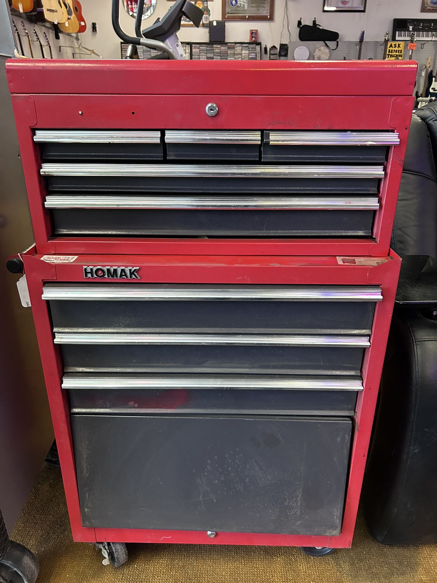 Homak 8 Drawer Rolling Tool Chest
