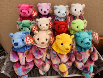 2001 Ty Beanie Babies Birthday Bears Collection