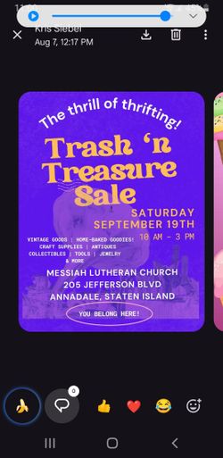 TRASH AND TREASURE SALE