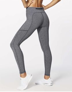 Lululemon Speed Up Tight Heathered Black Sz. 10