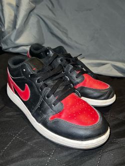 Nike Air Jordan 1 low grade school (gs) “bred twist”