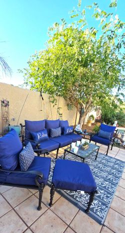 6-pieces overzised outdoor patio set