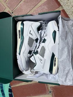 Men’s Jordan 4 Retro Oxidized Green & White