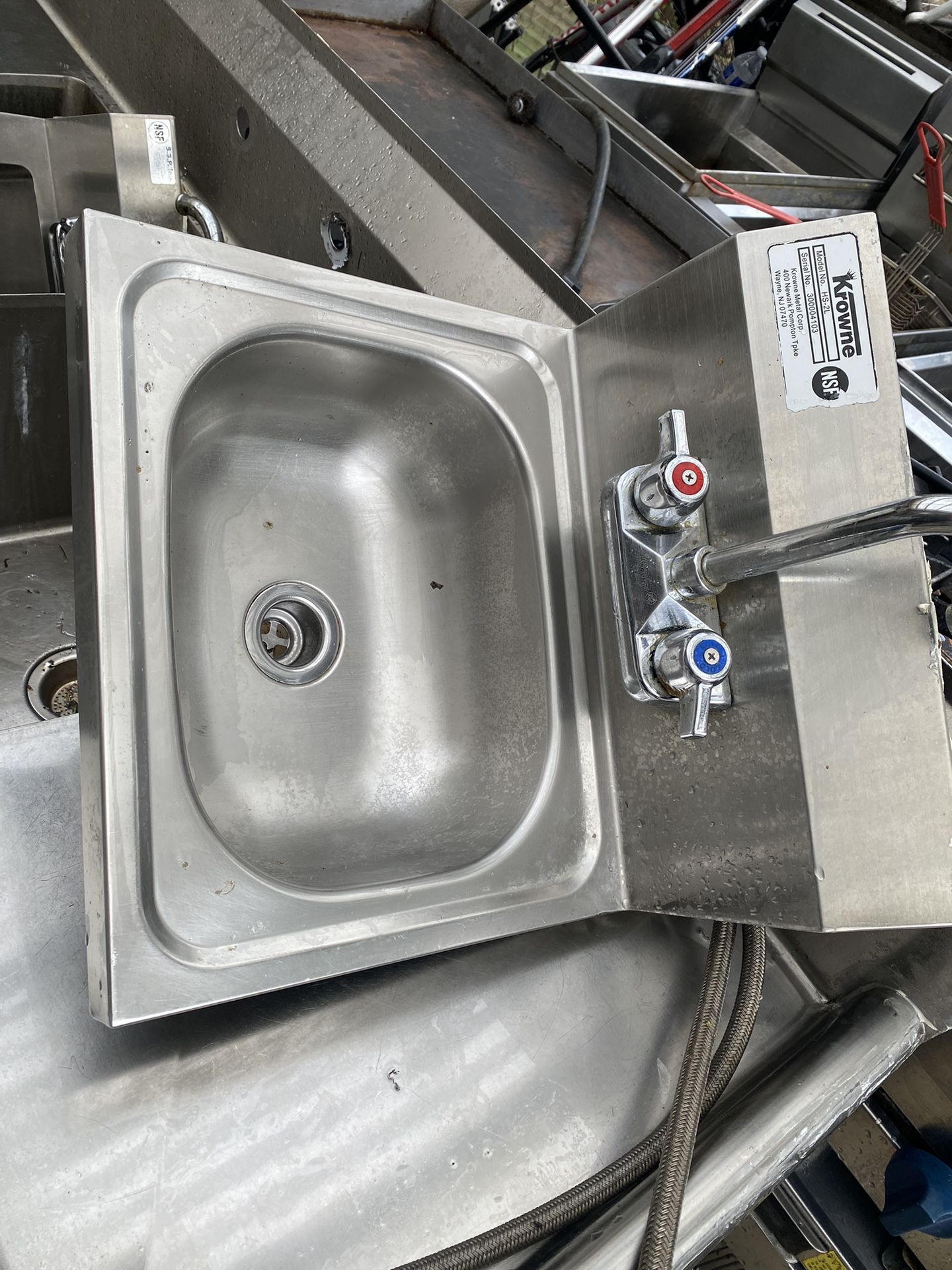 Small Hand Sink For Food Truck Or Coffe Stand